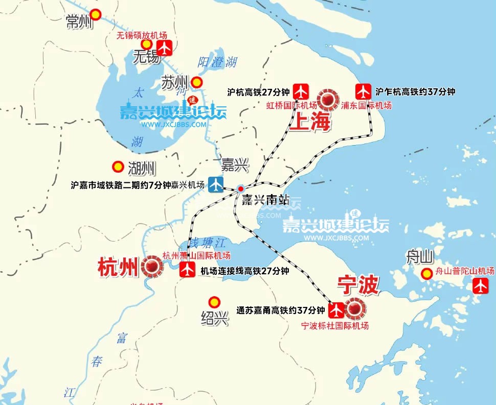 嘉兴南站区域能否成为长三角性价比最高的商务区域（机场选项最多、高铁出行最便捷） - 城市建设 - 嘉兴城建迷论坛 - Powered by ...